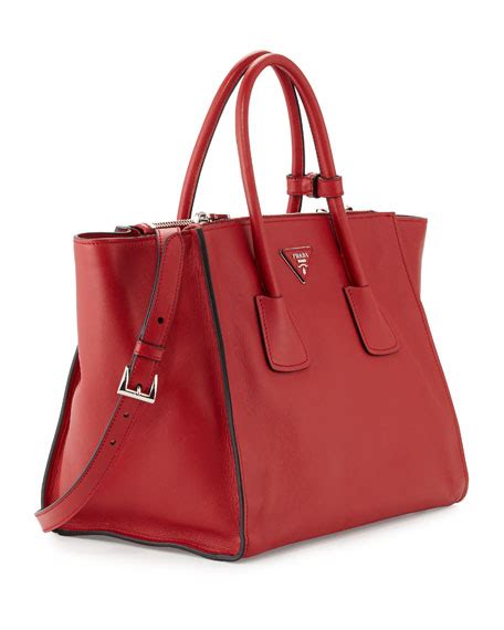 prada city calf twin pocket tote bag|Prada City Calf Twin Pocket Tote .